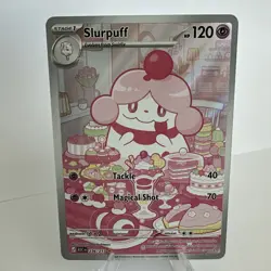Pokemon TCG Slurpuff 236/217 Shrouded Fable Rare Full Art Holo EN 2026 120HP - Image 1