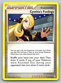 2008 Pokemon Diamond & Pearl Legends Awakened Cynthia's Feelings #131/146 - Image 1