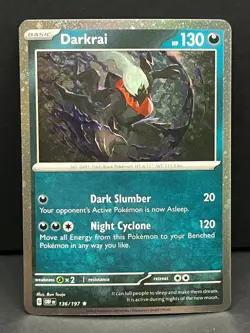 Darkrai (Cosmos Holo) 136/197 Pokemon NM - Image 1