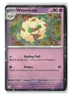 Whimsicott (Cosmos Holo) 019 Holofoil Promo Mega Evolution Promo Pokemon NM - Image 1