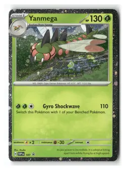 Yanmega 187 COSMO HOLO Promo Scarlet & Violet Pokemon Near Mint - Image 1