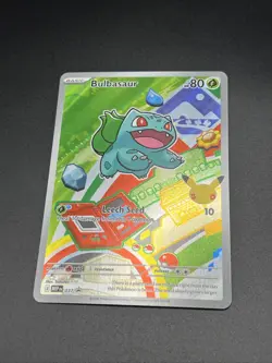 Pokemon Mega Evolution Promo Bulbasaur Black Star Promo #037 - Image 4