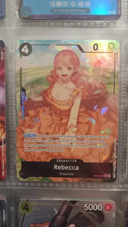 One Piece TCG Rebecca ALT ART SR OP05-091 Awakening Of The New Era English NM - Image 1