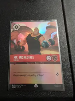 Mr. Incredible Bob Parr 215/204 Epic Holofoil Wilds Unknown NM Disney Lorcana - Image 1