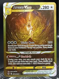 Pokemon Arceus VSTAR (Secret) SWSH: Crown Zenith: GG Secret Rare H GG70/GG70 NM - Image 1
