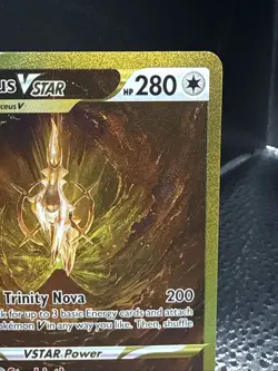 Pokemon Arceus VSTAR (Secret) SWSH: Crown Zenith: GG Secret Rare H GG70/GG70 NM - Image 3