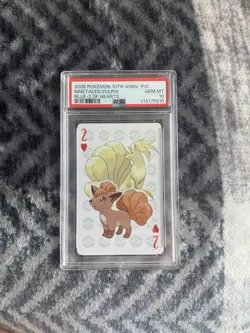 *POP 4*2006 Pokemon Center 10th Anniversary Playing Card PSA 10 Ninetails/Vulpix - Image 2