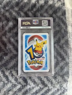 *POP 4*2006 Pokemon Center 10th Anniversary Playing Card PSA 10 Ninetails/Vulpix - Image 4