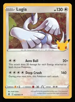 Lugia 022/025 Celebrations Holo LP - Image 1
