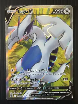 Lugia V (Full Art) 185/195 Swsh12: Sword & Shield - Silver Tempest Holo - Image 1