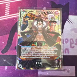 One Piece Card TCG Alt Art Leader Foxy (OP07-059) (V.2) - Image 1