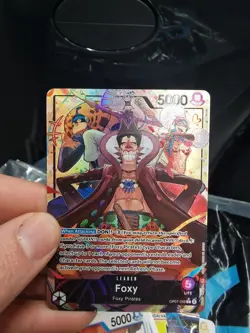 OP07-059 Foxy : Leader Alt Art Foil English One Piece TCG Card : OP07: 500 Years - Image 1