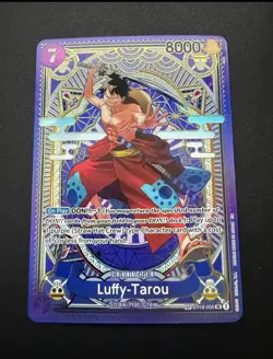 Bandai ONE PIECE Card Game Luffy-Tarou ST18-005 SP Foil Character 8000 - Image 1