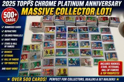2025 Topps Chrome Platinum Anniversary Massive Lot #d Refractors SP Stars 500+🔥 - Image 1