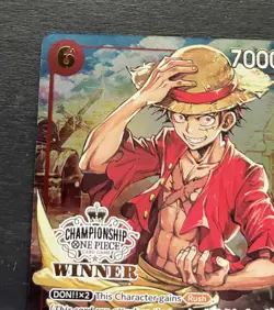 2023 One Piece EN Store Championship Winner #001 Monkey D Luffy - Image 2