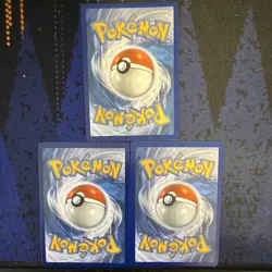 Pokemon 3 card lot Greedent V 053/072 V Full Art 256/264 VMax 218/264 NM - Image 2