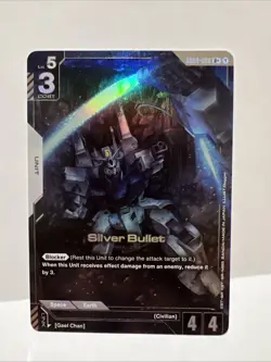 Gundam Card Game Silver Bullet (R+) Phantom Aria GD04-068 Alt Art English - Image 1