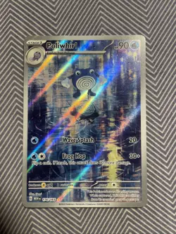 Pokemon TCG Poliwhirl Scarlet Violet 151 Illustration Rare Card 176/165 - Image 1