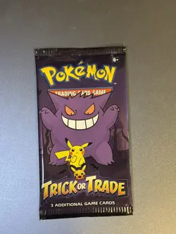 Pokemon Trick or Trade Booster Pack Halloween 3 Card Pack - Image 1