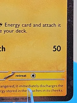 Pikachu ⚡ 025/165 Pokemon ❄ Holiday Calendar Snowflake Stamp Holo NM TCG Card - Image 5