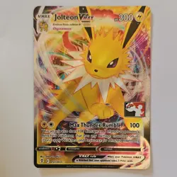 Jolteon VMAX 051/203 Evolving Skies Full Art Holo Ultra Rare Pokemon Card - Image 1