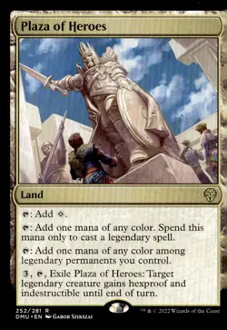 Dominaria United #252 Plaza of Heroes - Image 1