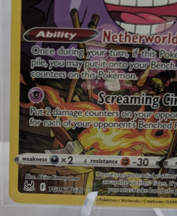 Pokemon Gengar TCG Lost Origin Trainer Gallery Holo Ultra Rare Card TG06/TG30 - Image 5