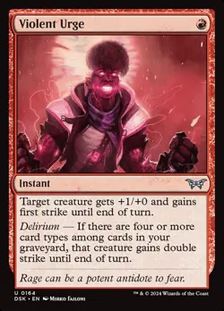 1x Violent Urge - NM - Duskmourn - SPARROW MAGIC - Image 1