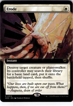 Erode #310 Secrets of Strixhaven Extended Art Regular Rare - Image 1