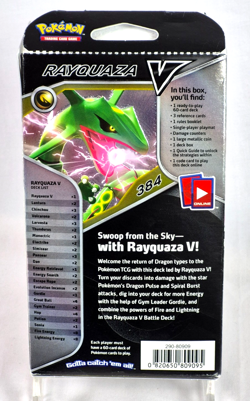 Pokemon TCG Trading Card Game V-Battle Deck Rayquaza V New Open Box - Image 2