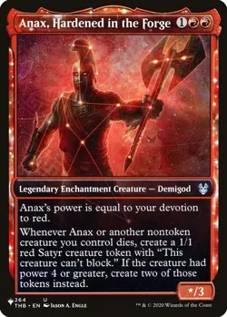 Magic the Gathering (mtg): plist: Anax, Hardened in the Forge - Showcase - Image 1