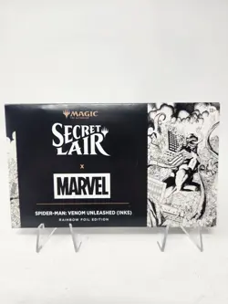 Magic the Gathering Secret Lair X Spider-Man Venom Unleashed (Ink) Rainbow Foil - Image 1