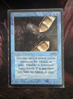 Magic: The Gathering Arabian Nights Dandan 4/1 Common Blue Regular 1993 - Image 1