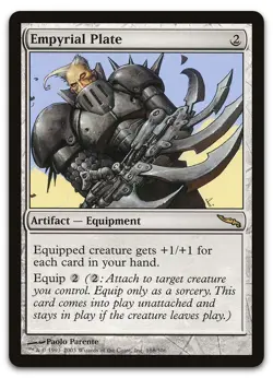 Empyrial Plate #168 (LP) Mirrodin MRD Magic MTG - Image 1