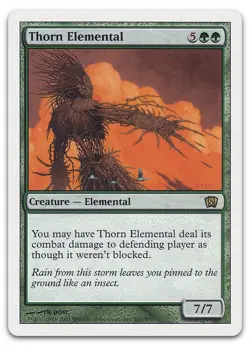 Thorn Elemental #283 (LP) 8th Edition 8ED Magic MTG - Image 1
