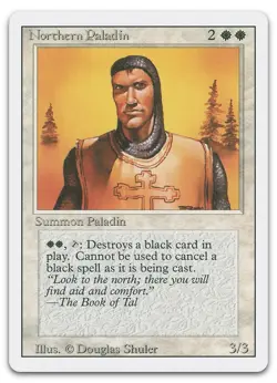 Northern Paladin (LP) Revised Edition 3ED Magic MTG - Image 1