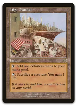 High Market #320 (LP) Mercadian Masques MMQ Magic MTG - Image 1