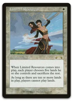 Limited Resources #10 (LP) Exodus EXO Magic MTG - Image 1