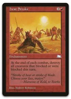 Heat Stroke (LP) Weatherlight WTH Magic MTG - Image 1