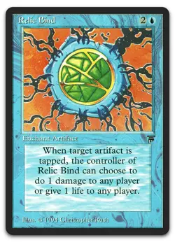 Relic Bind (LP) Legends LEG Magic MTG - Image 1