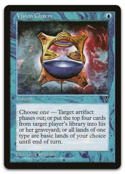 Vision Charm (LP) Visions VIS Magic MTG - Image 1