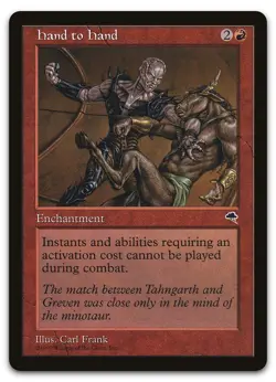 Hand to Hand #180 (NM) Tempest TMP Magic MTG - Image 1