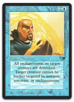 Anti-Magic Aura (LP) Legends LEG Magic MTG - Image 1