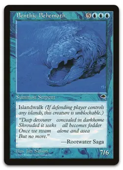Benthic Behemoth #54 (NM) Tempest TMP Magic MTG - Image 1