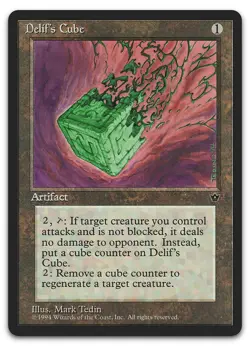 Delif's Cube (LP) Fallen Empires FEM Magic MTG - Image 1
