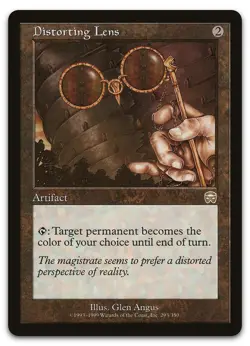 Distorting Lens #293 (LP) Mercadian Masques MMQ Magic MTG - Image 1