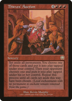 Thieves' Auction #218 (MP) Mercadian Masques MMQ Magic MTG - Image 1