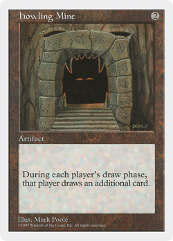 Howling Mine (MP) Fifth Edition 5ED Magic MTG - Image 1