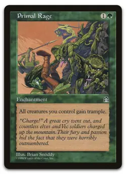 Primal Rage (NM) Stronghold STH Magic MTG - Image 1
