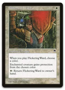 Flickering Ward #19 (LP) Tempest TMP Magic MTG - Image 1